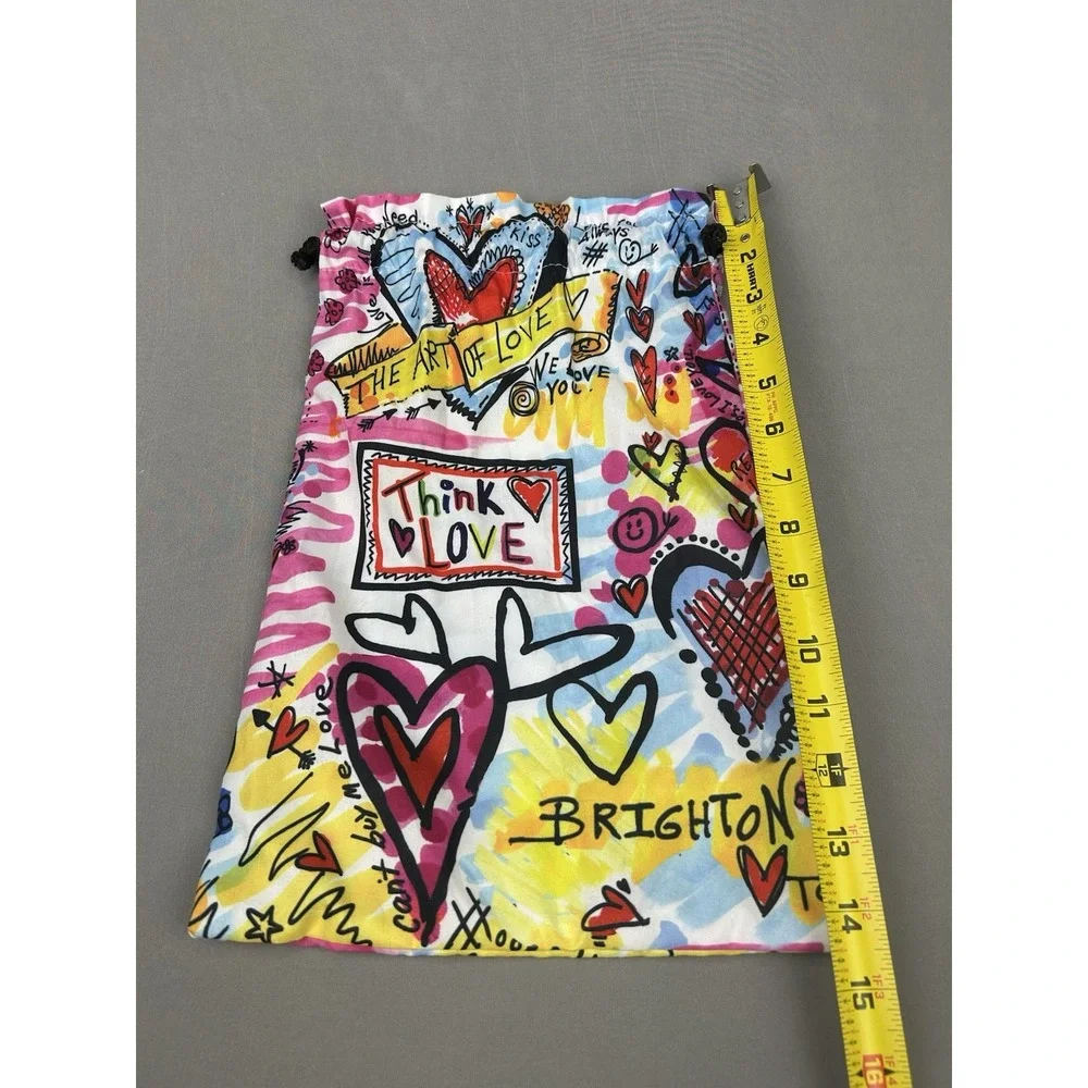 Brighton Love Hearts‎ Drawstring Jewelry Or Shoes Big Dust Bag